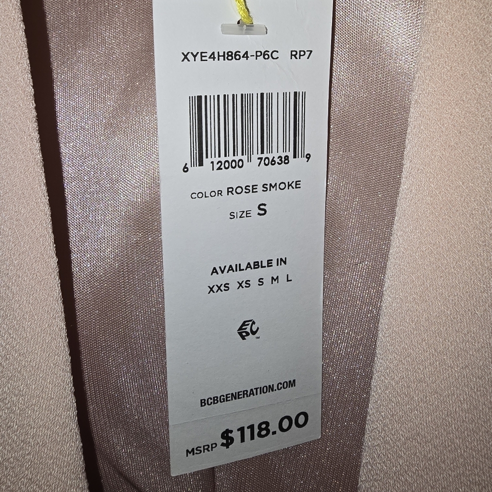 BCBGeneration Pink Open Front Jacket - Picture 3 of 6